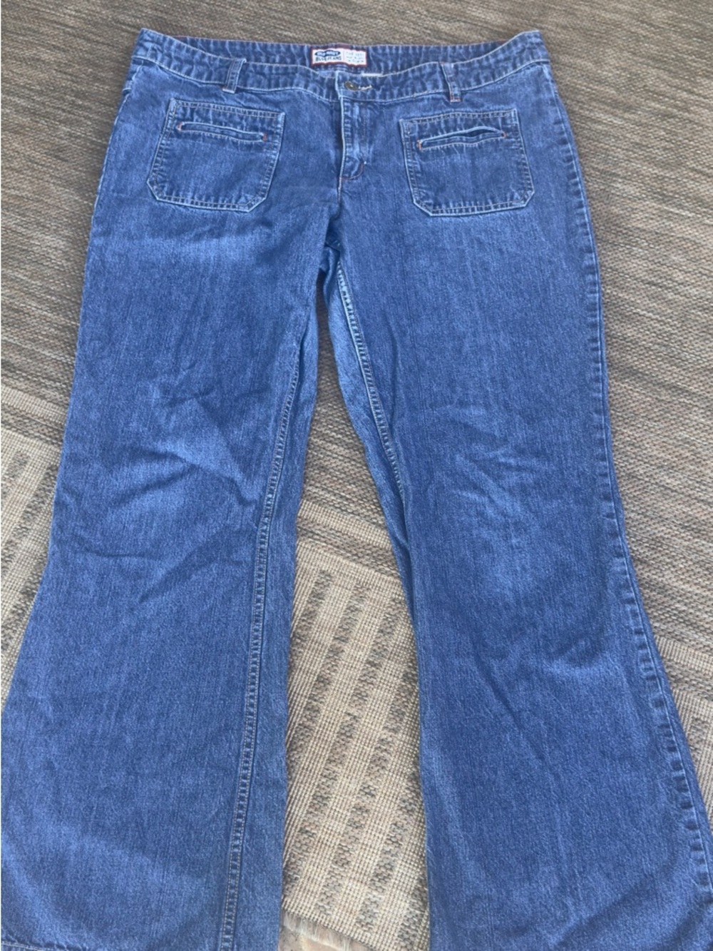 Old Navy Blue Flare Jeans - Women's Wide Leg